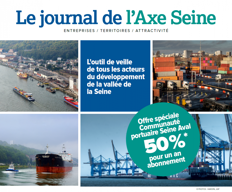 Offre spéciale Communauté portuaire Seine Aval : 50% pour un abonnement