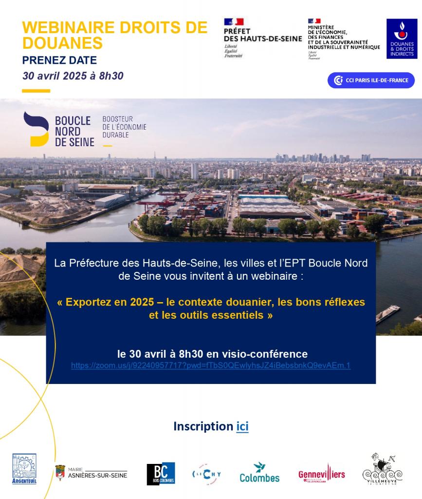 Webinaire sur les droits de douane pour les entreprises locales