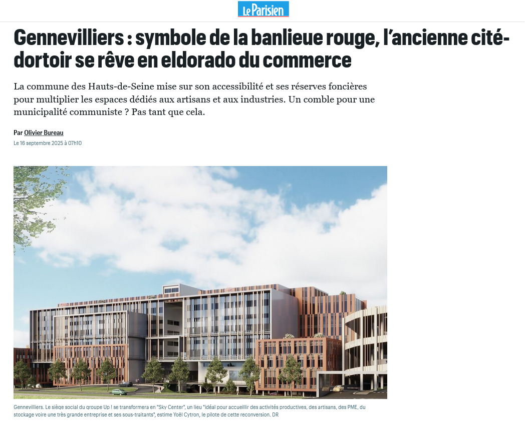 Lu dans Le Parisien du 16/09/2025