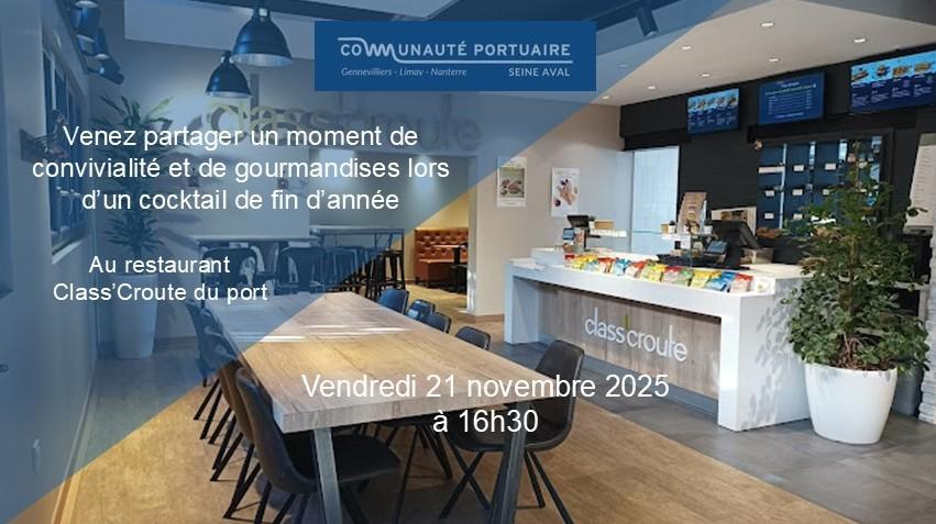 Cocktail de fin d'anne  Les Amis du Port 
