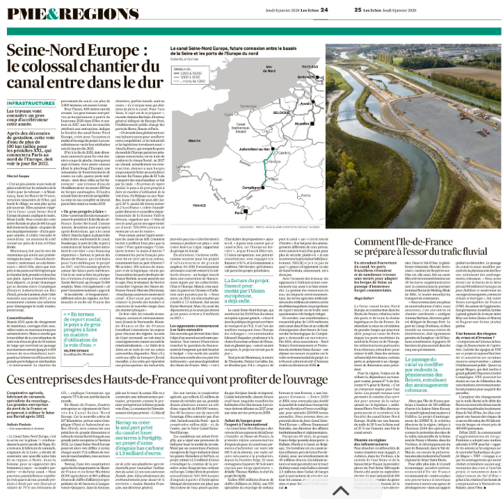 Lu dans Les Echos du 09/01/2025