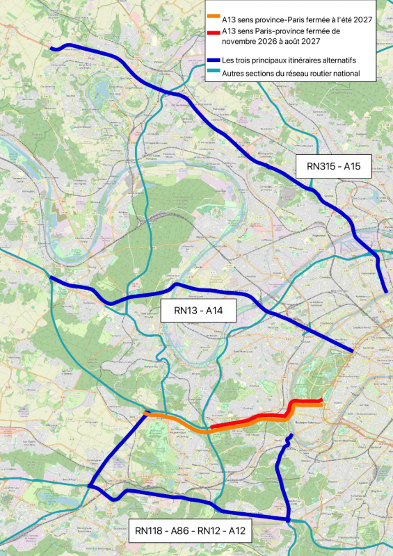 HAROPA PORT - Port de Gennevilliers - Perturbations des accès au port de Gennevilliers liées à des travaux routiers